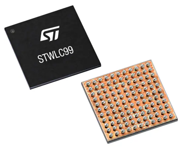 STMicroelectronics의 STWLC99 Qi 호환 무선 전력 수신기